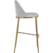 Dover 40 inch Napa Stone / Polo Club Stone Barstool